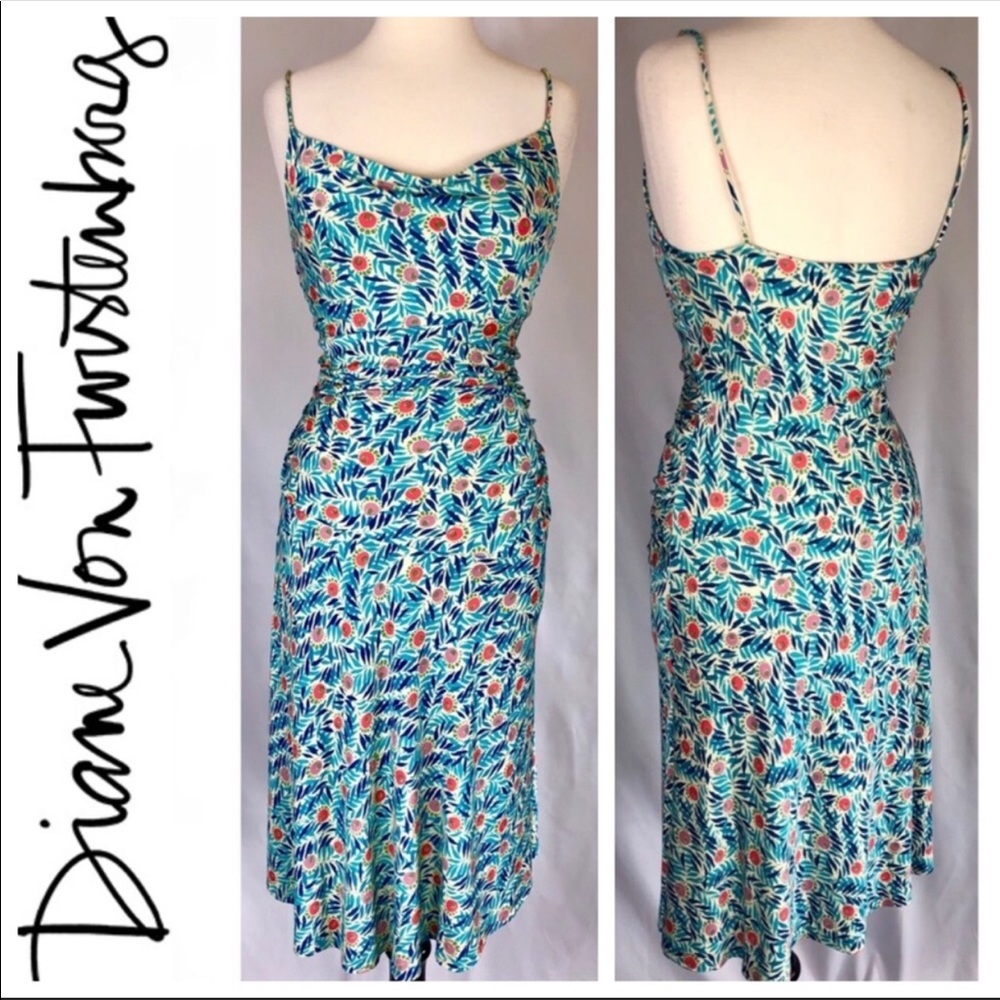 Diane Von Furstenberg Floral Dress